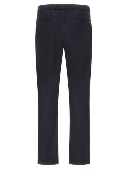 Pantaloni in fresco di lana stretch blu Herno | PT000163U - 12808.9200